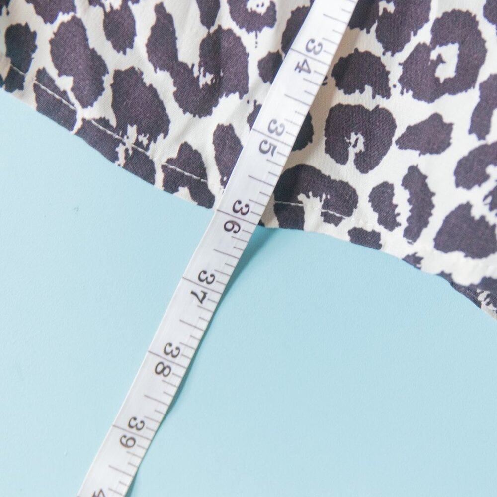 Something Navy Leopard Print Button Front Short S… - image 7